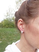 Orecchini Crivelli Donna in Oro bianco Diamante 234-3653-BIS - 234-3653-BIS